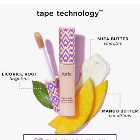 NIB Tarte shape tape contour concealer 36S Medium-Tan Sand Full Coverage - Picture 2 of 14